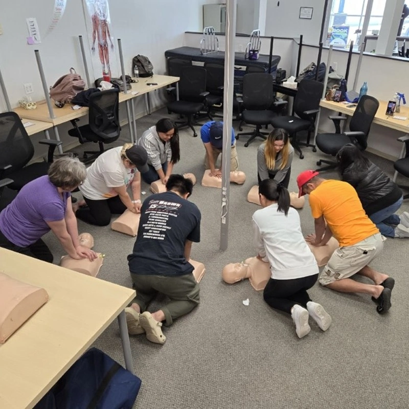BLS training at AOL Steinbach